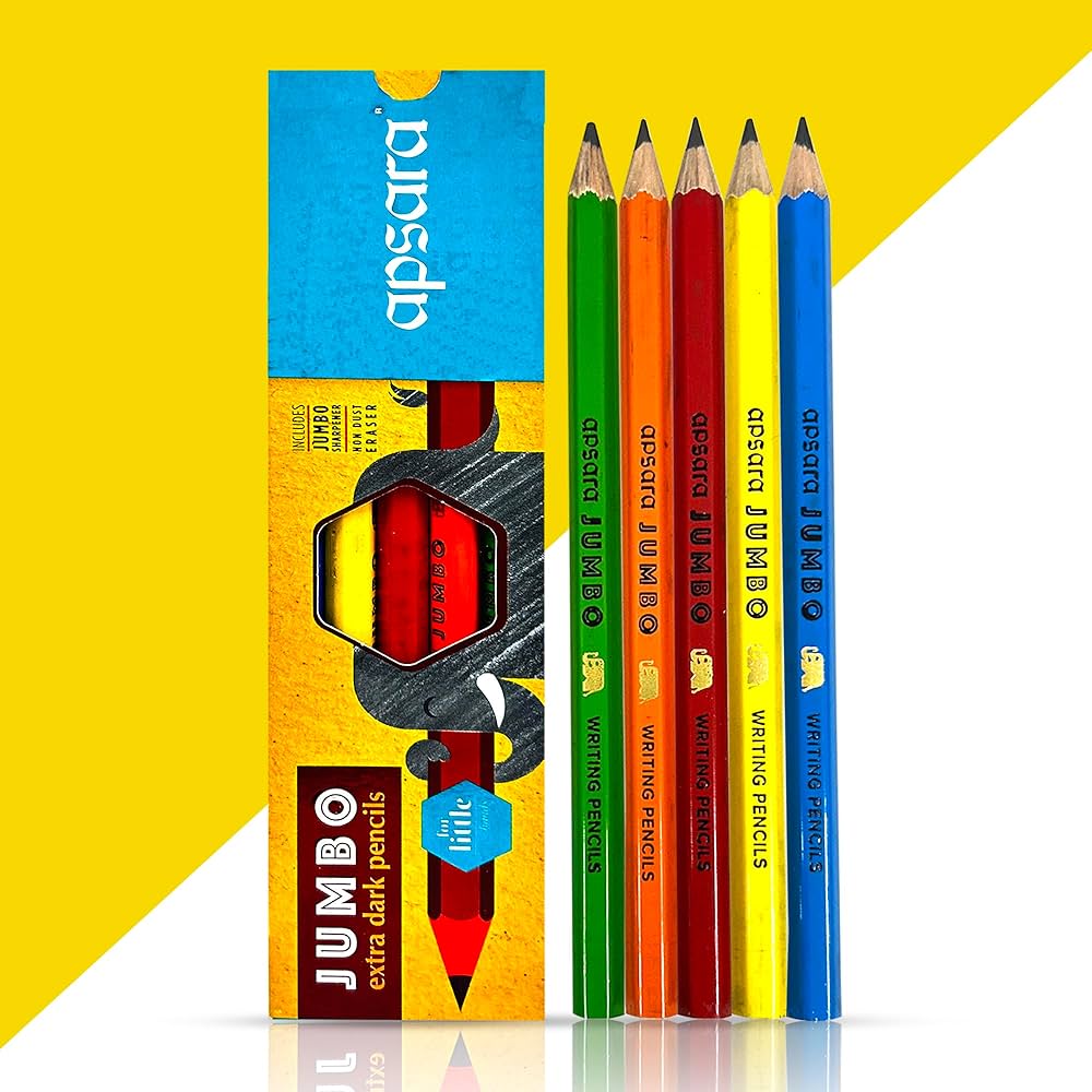 APSARA JUMBO WRITING PENCILS