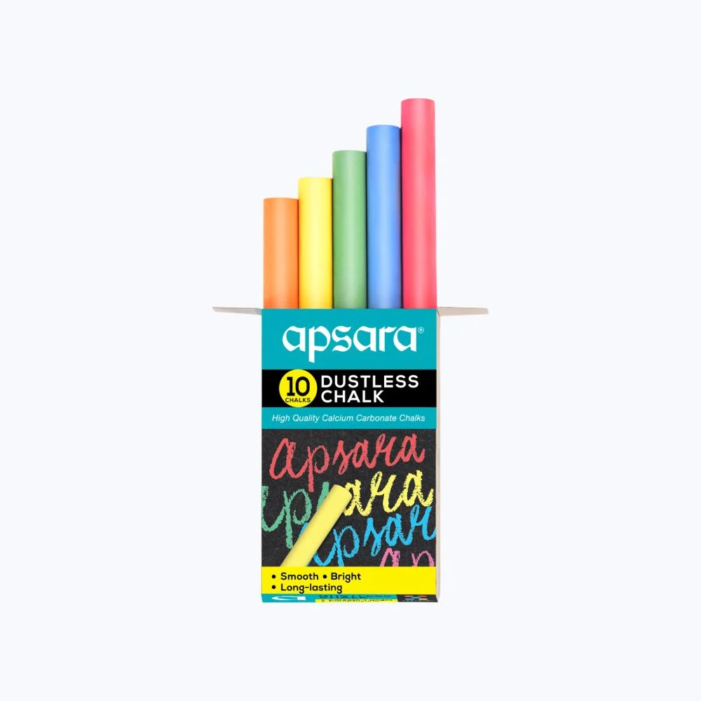 APSARA COLOURED DUSTLESS CHALKS