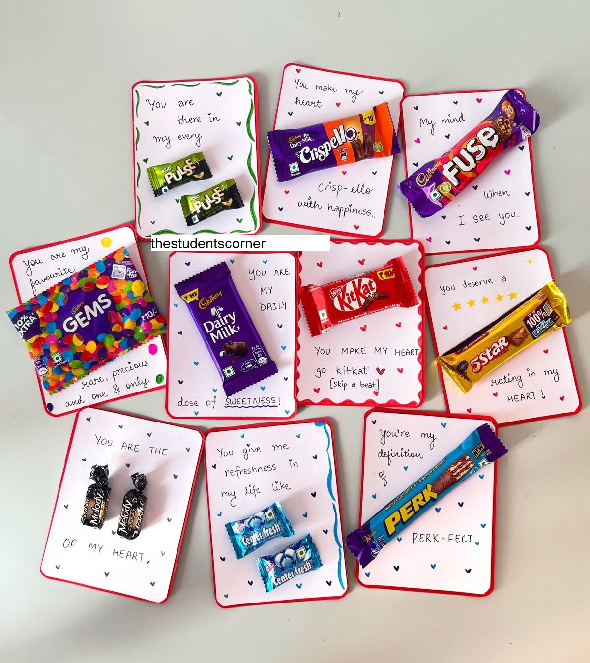 Chocolate Love Notes Card Set