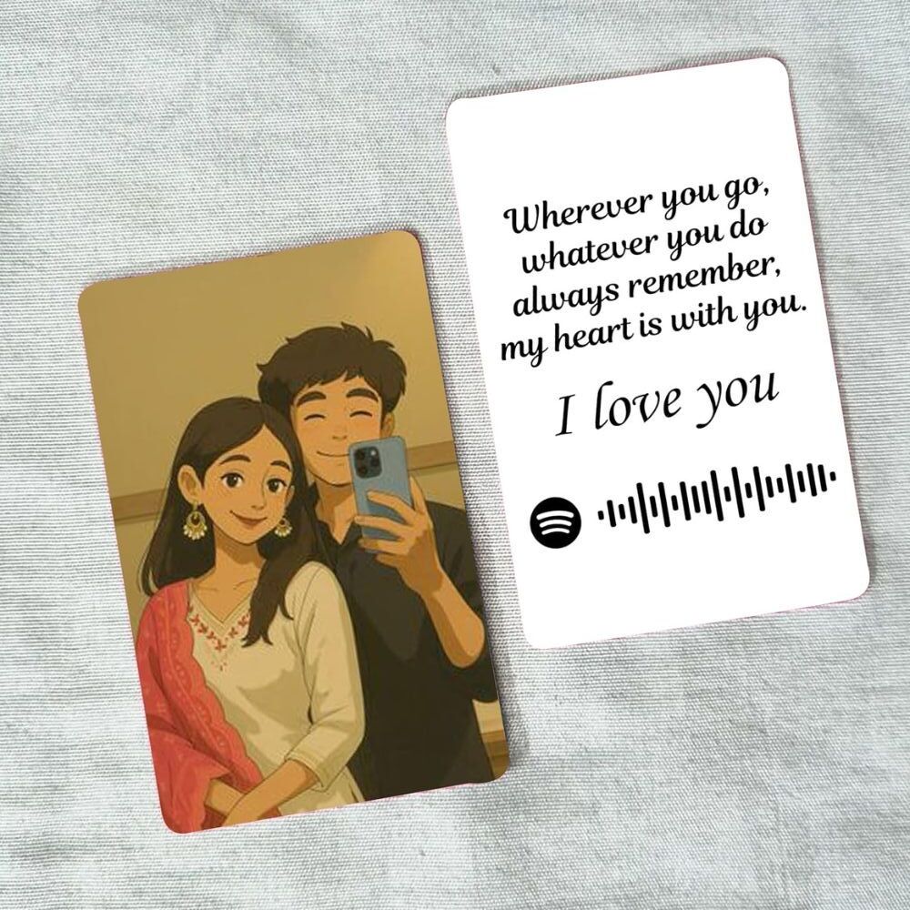 PVC Couple Photo Card