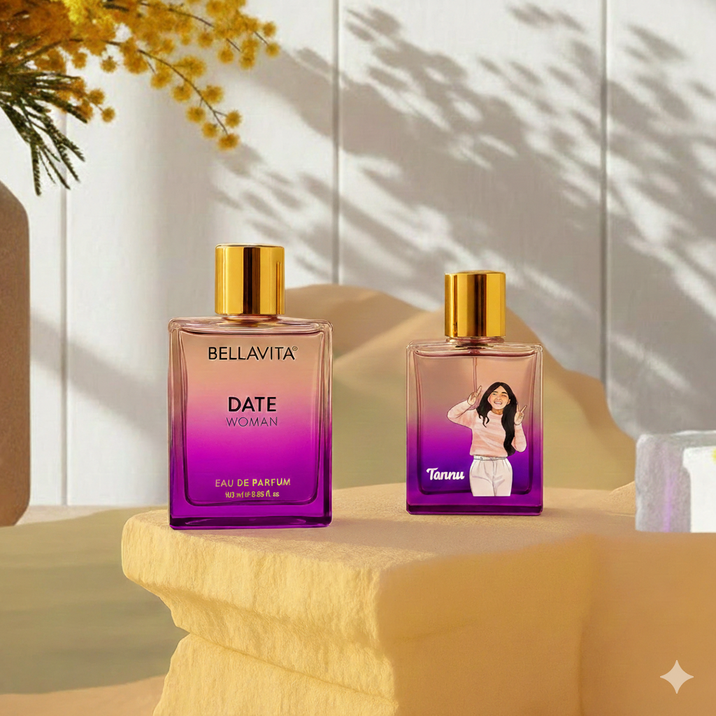 Personalized Bellavita Printed Photo Perfume